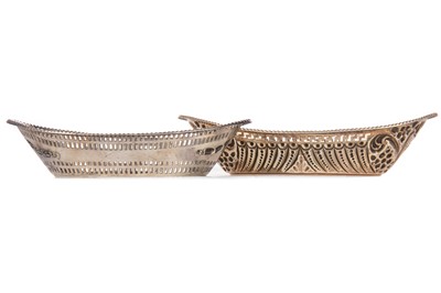 Lot 205 - TWO SILVER SWEETMEAT BASKETS