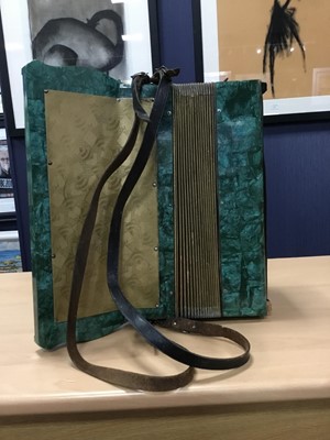 Lot 442 - A HOHNER CARMEN-VINETA ACCORDION