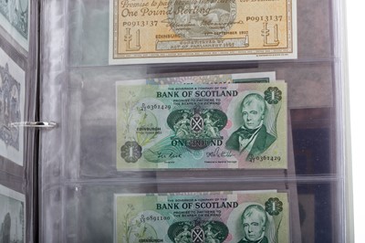Lot 21 - AN ALBUM OF BRITISH AND OTHER BANKNOTES