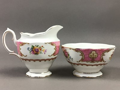 Lot 533 - A ROYAL ALBERT LADY CARLYLE PATTERN TEA SERVICE