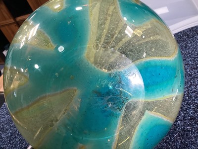 Lot 522 - MICHAEL HARRIS (BRITISH, 1933-1994) FOR MDINA, A GLASS ONION VASE