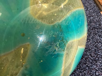 Lot 522 - MICHAEL HARRIS (BRITISH, 1933-1994) FOR MDINA, A GLASS ONION VASE