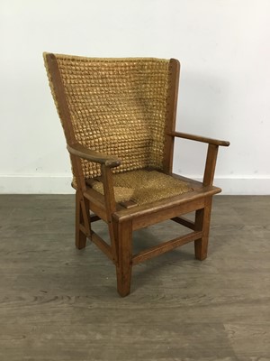 Lot 533 - A CHILD'S ORKNEY CHAIR