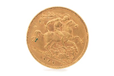 Lot 24 - AN EDWARD VII GOLD HALF SOVEREIGN DATED 1909