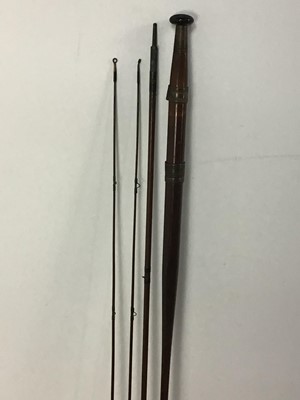 Lot 618 - A LOT OF FIVE FISHING RODS