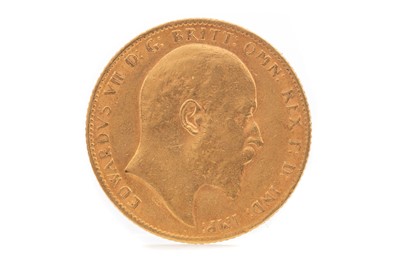 Lot 23 - AN EDWARD VII GOLD SOVERIGN DATED 1903