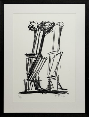 Lot 56 - AN UNTITLED LITHOGRAPH BY FRITZ WOTRUBA