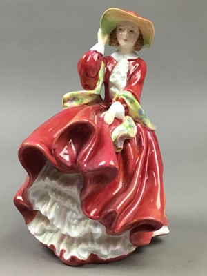 Lot 68 - A ROYAL DOULTON FIGURE OF 'TOP OF THE HILL' AND OTHER FIGURES