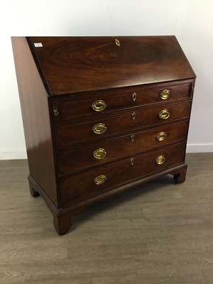 Lot 315 - A REGENCY MAHOGANY BUREAU