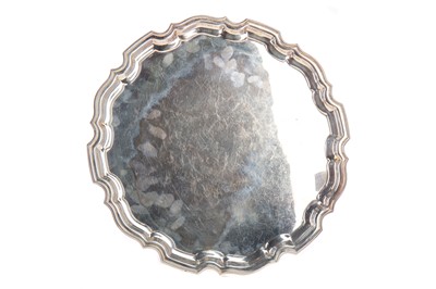 Lot 237 - AN ELIZABETH II SILVER SALVER