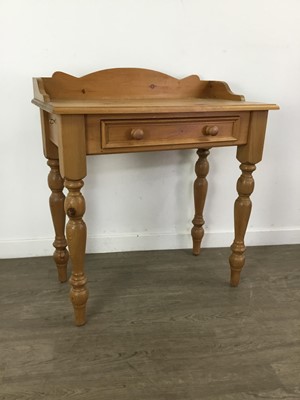 Lot 203 - A PINE WASHSTAND