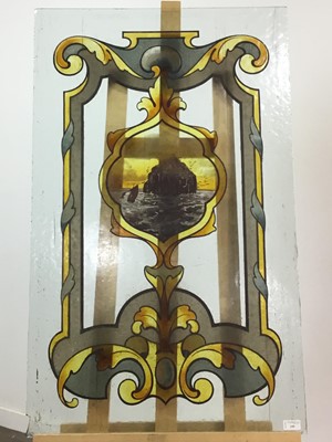 Lot 159 - A GLASS DOOR PANEL