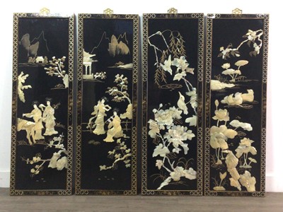 Lot 173 - FOUR MODERN CHINESE WALL PANELS