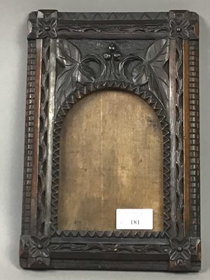 Lot 181 - A 19TH CENTURY PHOTOGRAPH FRAME