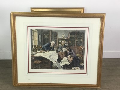 Lot 10 - AN OIL ON BOARD DEPICTING A SCENE FROM VENICE