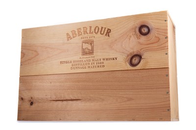 Lot 46 - A CASE OF 12 ABERLOUR 1989 MILLENNIUM EDITIONS