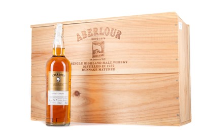 Lot 11 - A CASE OF 12 ABERLOUR 1989 MILLENNIUM EDITIONS