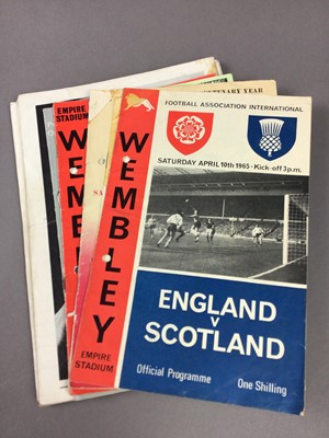 Lot 272 - A COLLECTION OF FOOTBALL PROGRAMMES