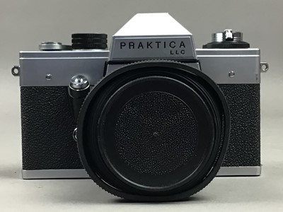 Lot 282 - TWO PRAKTICA SLR CAMERAS AND GROUP OF LENSES