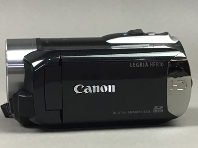 Lot 290 - A CANON LEGRA HFR16 CAMERA AND ANOTHER