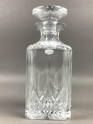 Lot 226 - A STUART CRYSTAL DECANTER  AND OTHER GLASS WARE