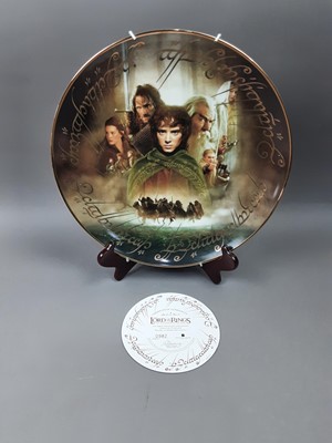 Lot 298 - THREE LORD OF THE RINGS COLLECTORS PLATES