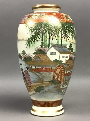 Lot 302 - AN EARLY 20TH CENTURY JAPANESE SATSUMA VASE