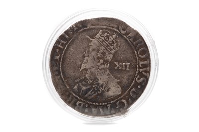 Lot 25 - A CHARLES I SILVER 12 SHILLING COIN