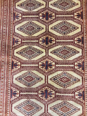 Lot 1100A - A PERSIAN BOKHARA SILK RUG