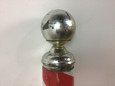 Lot 28 - AN EARLY-MID 20TH CENTURY BARBER'S POLE