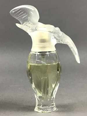 Lot 343 - A LALIQUE FOR NINA RICCI SCENT BOTTLE AND TWO OTHERS