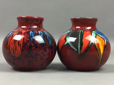 Lot 459 - TWO POOLE POTTERY VASES