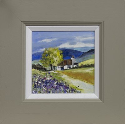 Lot 116 - HOLIDAY HOME, AN OIL BY CAROL WEST