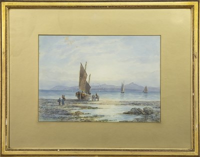 Lot 308 - A PAIR OF MARITIME WATERCOLOUR SCENES BY ALBERT DUNNINGTON