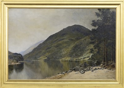 Lot 312 - LOCH ECK, AN OIL BY WILLIAM YOUNG