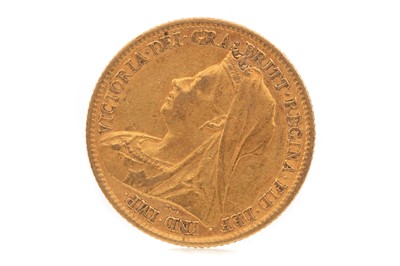 Lot 28 - A VICTORIA GOLD HALF SOVEREIGN DATED 1898