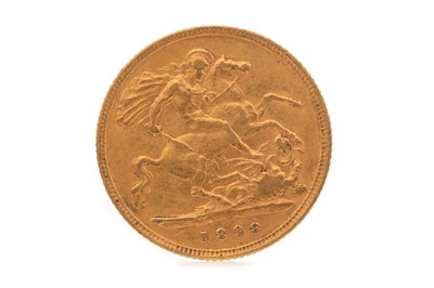 Lot 28 - A VICTORIA GOLD HALF SOVEREIGN DATED 1898