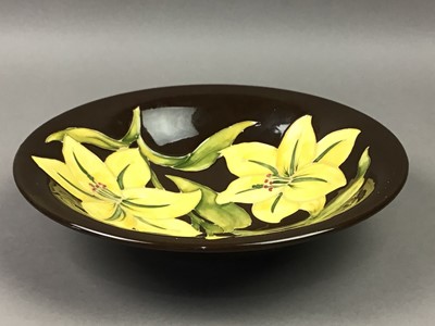 Lot 474 - A BROWN GLAZED MOORCROFT BOWL