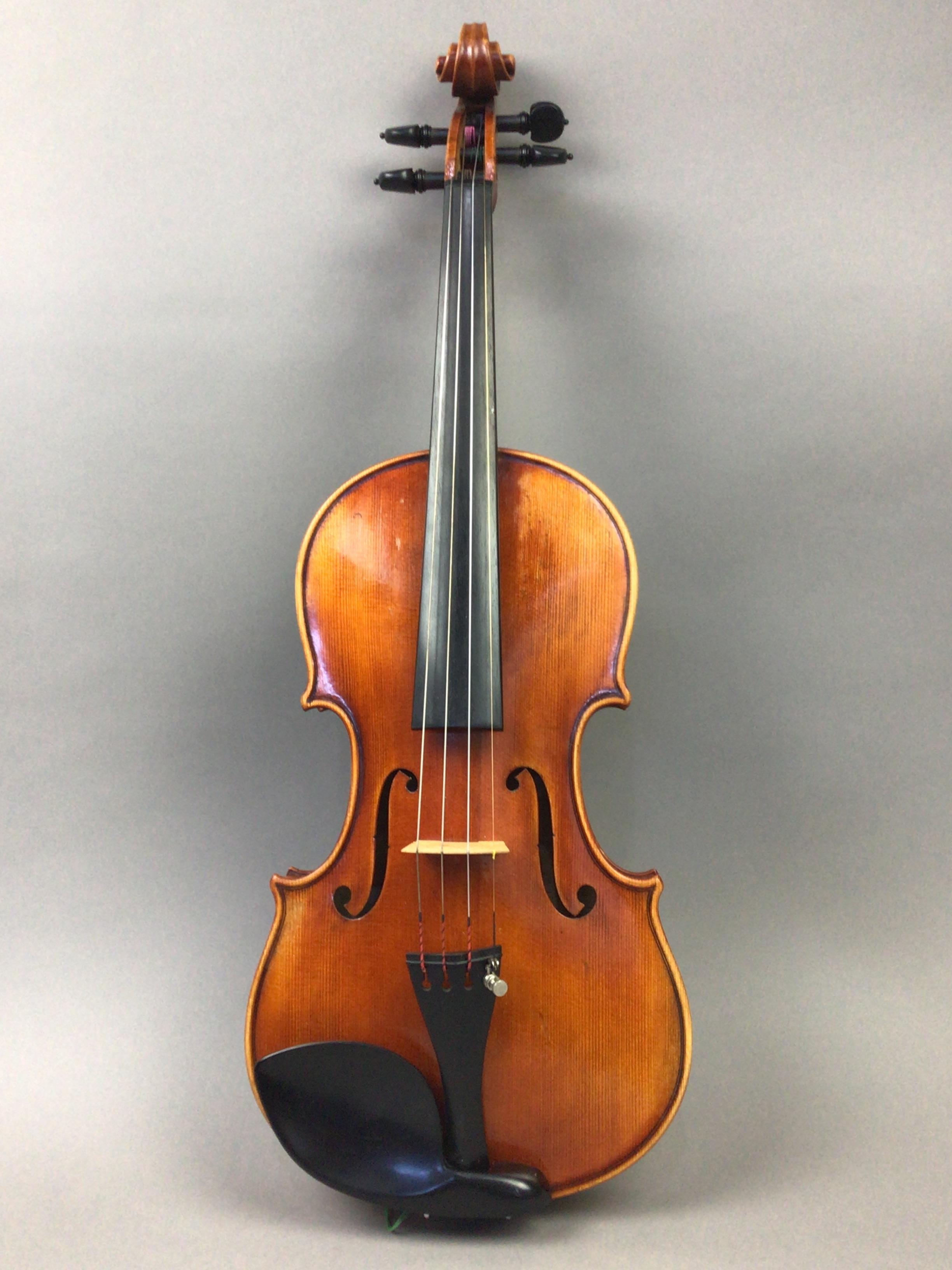 Lot 613 A FULLSIZE GERMAN VIOLIN ATTRIBUTED TO