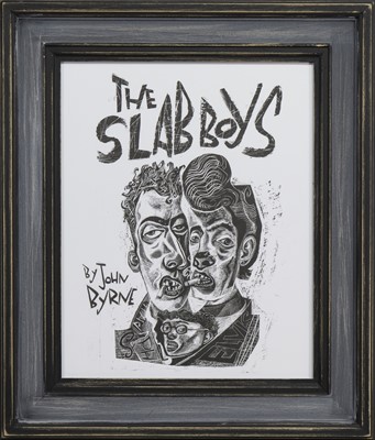Lot 60 - THE SLAB BOYS, A LITHOGRAPH BY JOHN BYRNE