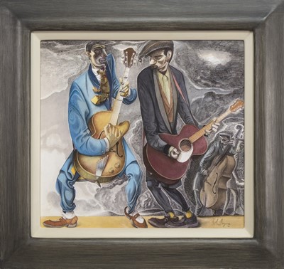 Lot 25 - DUELISTS, A LIMITED EDITION LITHOGRAPH BY JOHN BYRNE