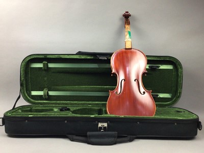 Lot 618 - A CHINESE UNFINISHED FULL SIZE VIOLIN
