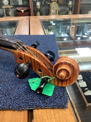 Lot 621 - A FULL SIZE GERMAN VIOLIN BY HOLM VIERTEL OF AACHEN
