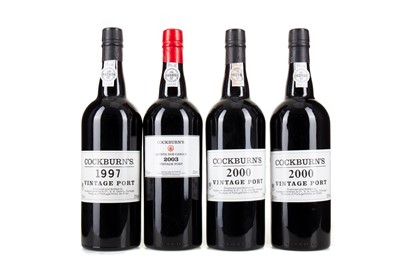 Lot 344 - 4 BOTTLES OF COCKBURN'S PORT - 1997, 2000 AND 2003 VINTAGE