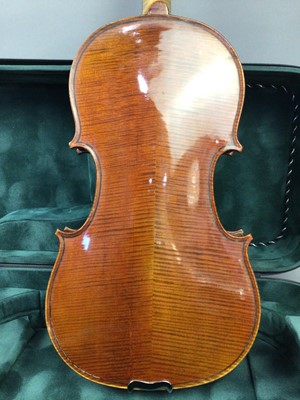Lot 634 - A FULL SIZE VIOLIN FROM THE WORKSHOP OF WILLIAM E. HILL & SONS