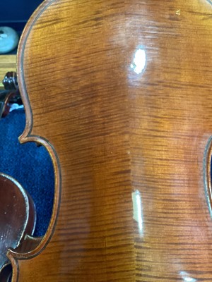Lot 634 - A FULL SIZE VIOLIN FROM THE WORKSHOP OF WILLIAM E. HILL & SONS