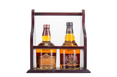 Lot 85 - BELL'S 21 YEAR OLD ROYAL RESERVE 75CL AND 12 YEAR OLD CONNOISSEUR 75CL WITH TANTALUS