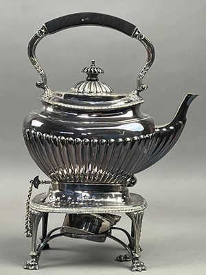 Lot 485 - A SILVER PLATED FIVE PIECE TEA SERVICE