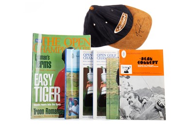 Lot 1548 - GOLFING INTEREST - PROGRAMMES AND A SIGNED CAP