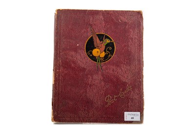 Lot 465 - A POSTCARD ALBUM, CONTAINING EAXMPLES FROM THE ROYAL NAVY, AIR FORCE, ARMY AND TRAIN INTEREST